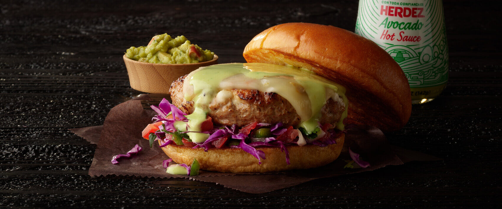 Mexican Turkey Burgers With Avocado Hot Sauce Hormel Foods