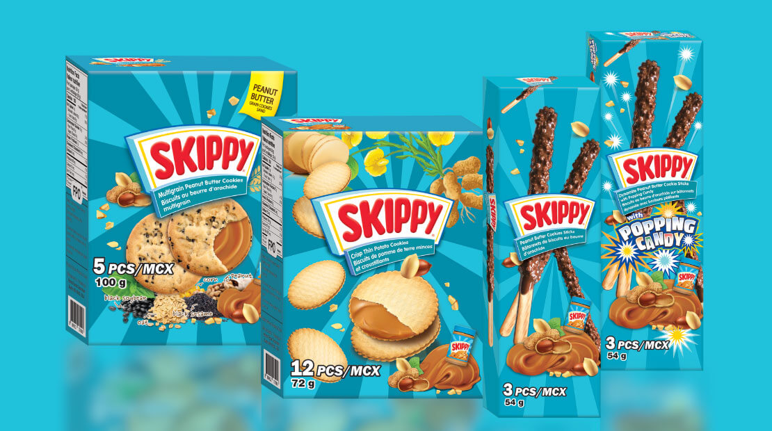 Beloved SKIPPY® peanut butter returning to Canadian shelves as the signature ingredient of five all-new, innovative snacking options
