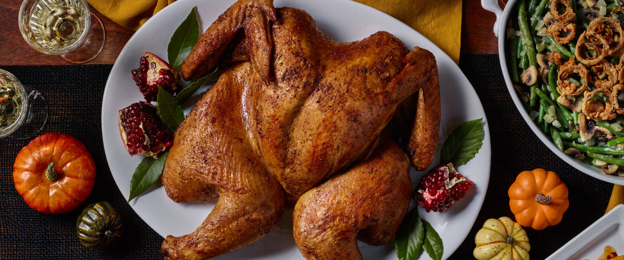Seasoned Spatchcock Turkey