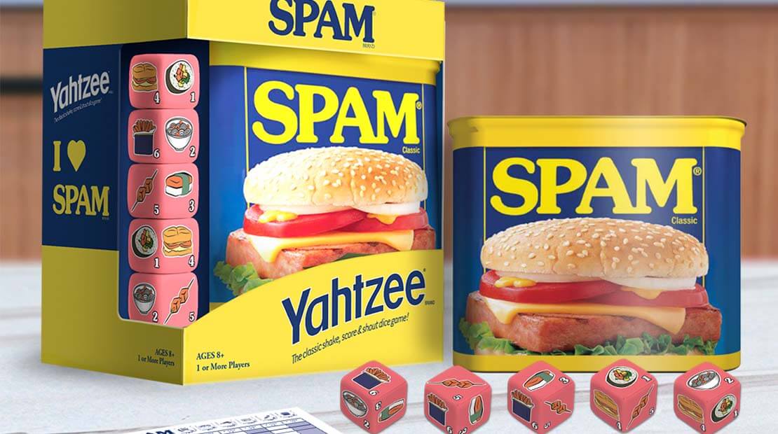 Spam Edition Yahtzee Dice Game