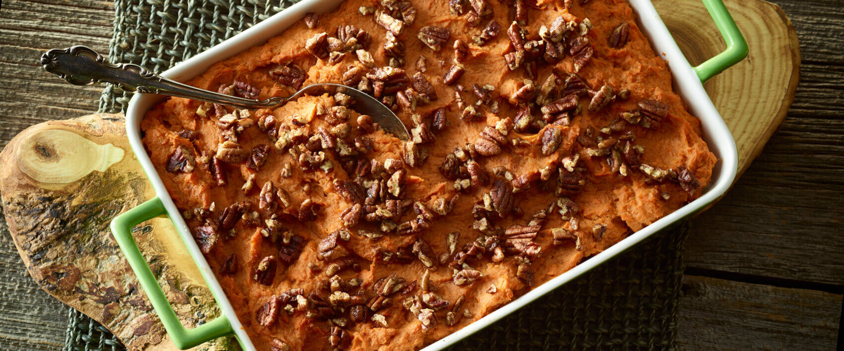 Sweet Potato Casserole With Pecans Hormel Foods   A20150123 Cure 81 Veggie Sweet Pot Casserole Pecans 1 1700x708 